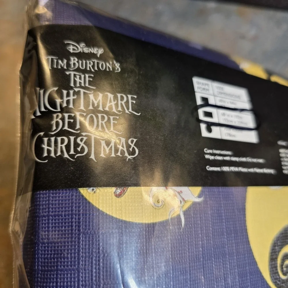 Nightmare Before Christmas Tablecloth Jack Moon 60